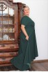 Dlhé spoločenské šaty pre moletky - zelené